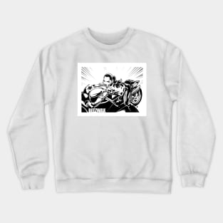 "She Likes Bikes" by BraeonArt Crewneck Sweatshirt